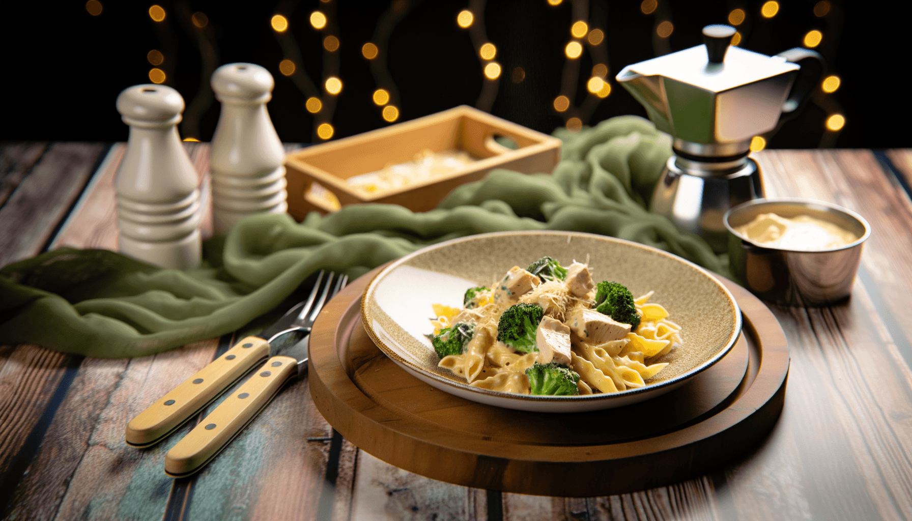 Creamy Chicken and Broccoli Alfredo